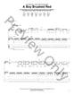 A Boy Brushed Red Guitar and Fretted sheet music cover